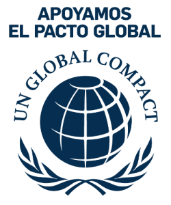 Apoyamos los principios del Pacto Global de las Naciones Unidas aplicados en cuatro áreas: Derechos Humanos, Medio Ambiente, Estándares Laborales y Anticorrupción.